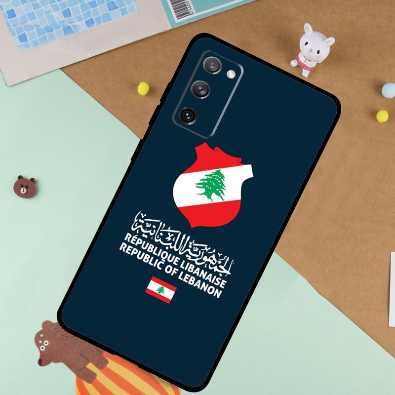 Lebanese Lebanon Flag Soft Case For Samsung Galaxy S25 Ultra S9 S10 S20 FE S21 S22 S23 Plus S24 Ultra Funda Cover