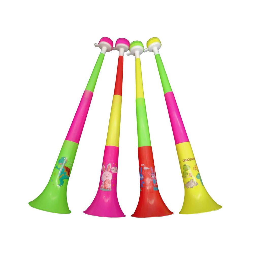 Plastic Three-Section Large Telescopic Horn 60cm Vuvuzela Fan Horn World Cup Cheering Horn Street Stall Goods
