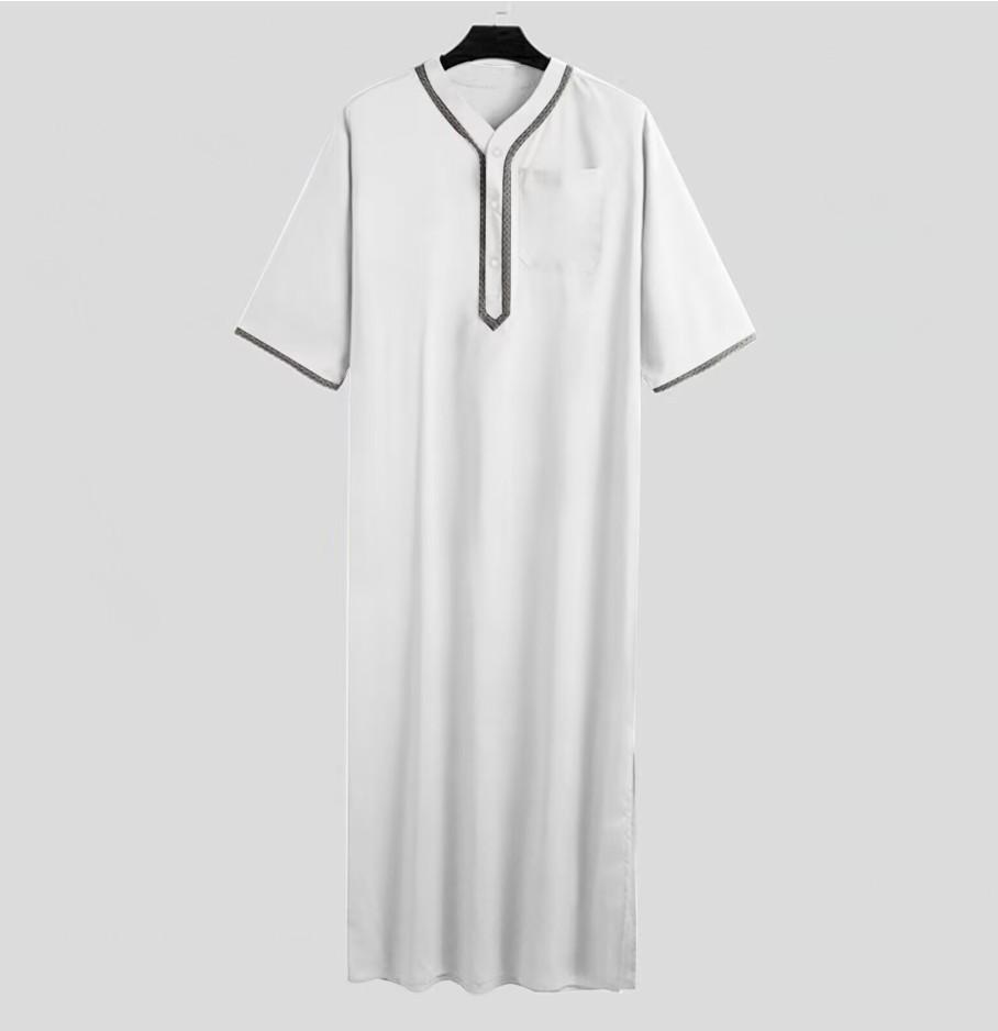 Мусульманская одежда, мужское пальто с длинным рукавом, Саудовская Аравия, Джубба, кафтан, Дишдаш Тобе