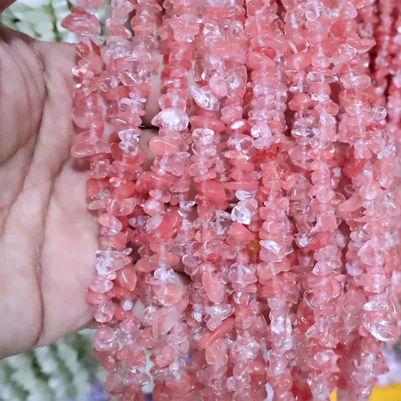 Натуральный неровный хрустальный гравий для DIY-украшений: Ожерелья, Браслеты и Бусины