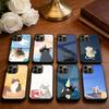 Милый Кот Забавный Чехол Для Телефона Для iPhone 14,16,15,13,17,12,Plus,Pro,Max Магнитный Для Magsafe Матовый Чехол
