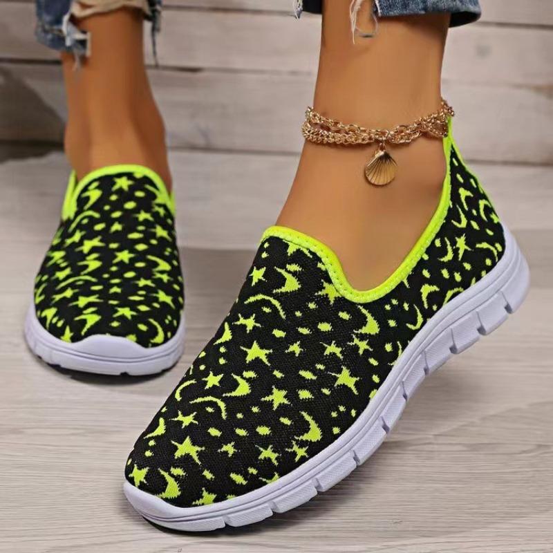 Модная европейская и американская обувь на плоской подошве 2024 лето новый дизайн чувство дышащая большой размер плоская подошва спортивный стиль повседневная обувь