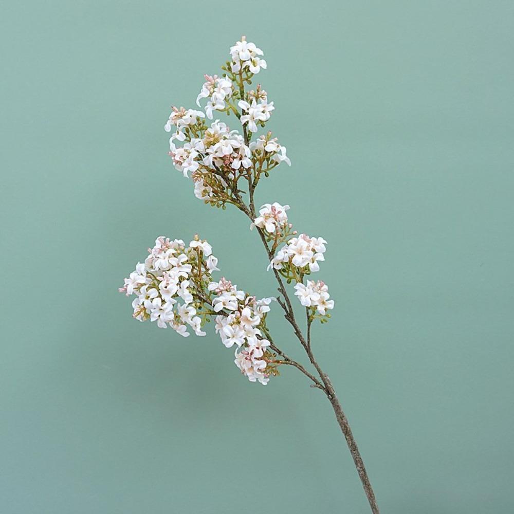 Plastic Artificial Thyme Flower Luxury Fake Flower Thyme Flower Branch  Holiday Party Wedding