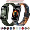 Нейлоновый петлевой браслет для Huawei Band 10 Sport Дышащий ремешок для Huawei Band 8 9 10 Сменный ремешок Аксессуары