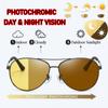 2 в 1 фотохромные солнцезащитные очки для вождения с ночным видением для мужчин и женщин, антибликовые, для рыбалки, роскошные солнцезащитные очки-хамелеоны для активного отдыха, неполяризованные