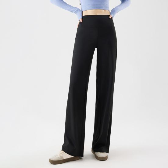 Women Yoga Pants High Waist Wide Leg Pants Breathable Lounge Trousers Spring Autumn Floor Length Pants for Women