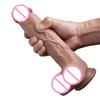 22CM Realistic Silicone Dildo Large Dildo Sex Toy for Women with Thick Glans Real Dong with Powerful Suction Cup Stiff Cock