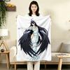 1PC Overlord Patterned Flannel Blanket Suitable For All Seasons For Home Decor Warmth And Comfort Gifts Holiday Present