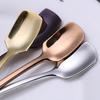 Ложка из нержавеющей стали для кухни с длинной ручкой для кофе, десерта, коктейля, размешивания