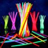 Многоцветная подсветка, светящиеся в темноте палочки, светящиеся игрушки, светящиеся палочки, подарочная упаковка для вечеринки, для домашних развлечений