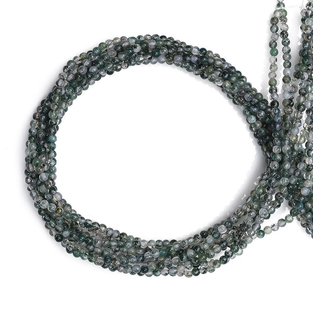 Натуральный камень, разноцветные агаты, нефрит, яшма, круглые свободные бусины для изготовления ювелирных изделий, браслет, ожерелье, аксессуары, 15 дюймов, нить