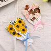 3D Thanks Flowers Postcard Sunflower/Rose/Carnation DIY Floral Birthday Cards Paper Craft Exquisite Greeting Card Teacher Day