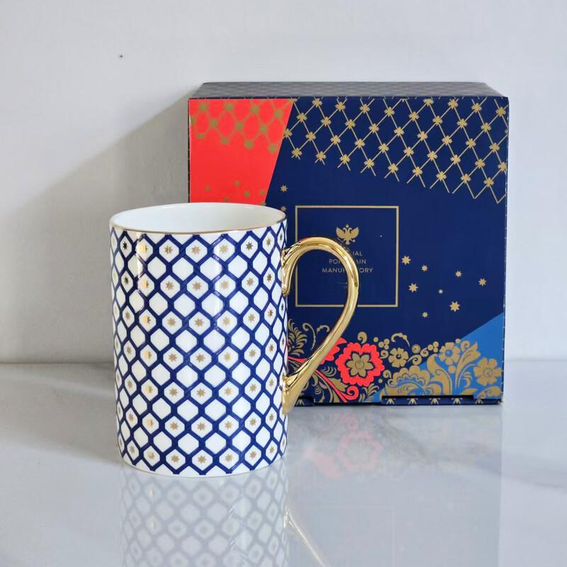 Кружка Hantun из костяного фарфора с алмазным узором