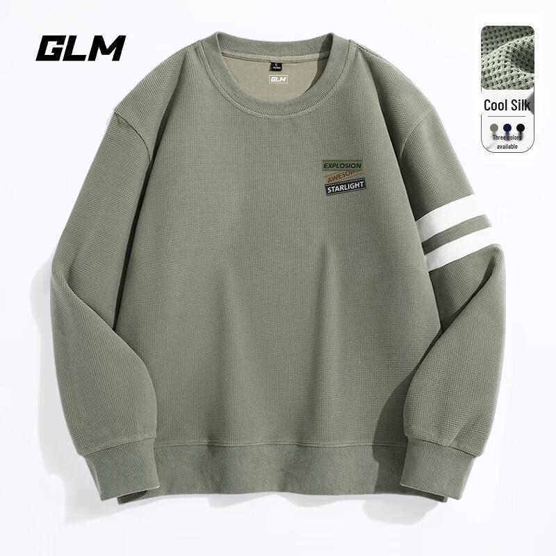 GLM Men's Long Sleeve Crewneck Sweatshirt