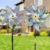 Decoration Bird-Scaring Wind Spinner Birds Deterrent Windmill Children Kids Toys Easy Installation Garden Orchard Protection
