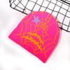 Gothic Style Knit Cap Featuring Spider Web Design For Casual Wear