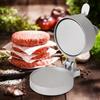 Hand Pressed Burger Maker Non-Stick Surface Adjustable Thickness Pre-Seasoned Cast Aluminum Alloy Burger Machine