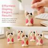 Animal Shaped Table Number Holder Pink Memo Clip Holder Decorative Photo Card Stand  Office Use