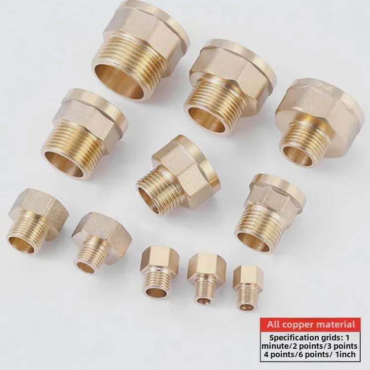 Медный переходник 2346 1/4" для внутренних/внешних соединений проводов - принадлежности для водопроводных/газопроводных труб