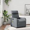 VidaXL Reclining Massage Armchair, Chair with Footrest, Seat with Backrest and Armrests Living Room, Modern, 374193