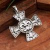 Maltese Cross Pendant Solid 925 Sterling Silver Designer Handmade Jewelry