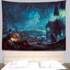 Halloween Decoration Tapestry Wall Hanging Bohemian Hippie Room Decoration Witchcraft Hanging Cloth