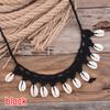 Women Natural Sea Cowrie Shell Summer Jewelry Rope Chain Choker Necklace Bohemian Shells Choker Girl Friendship Gifts