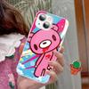 Милый G-Gloomy B-Bear Для IPhone 14 13 12 Mini 11 Pro XS Max X XR 14 Plus Закаленное Стекло