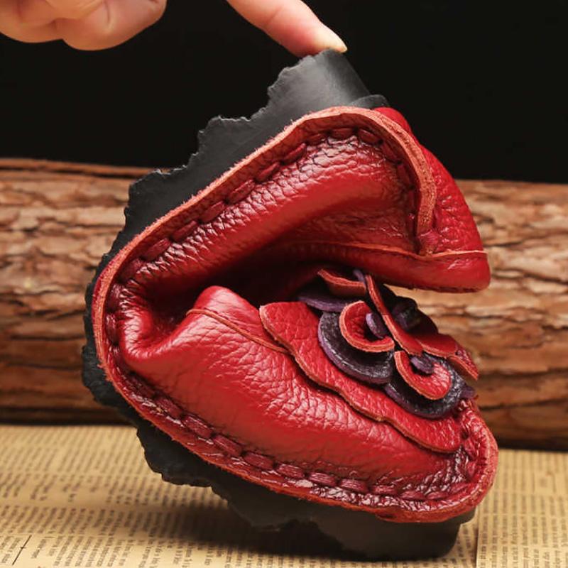 Высококачественные туфли на плоской подошве из натуральной кожи, женская весенняя обувь 2024 года, супердизайнерские туфли на плоской подошве для женщин с цветочным принтом, повседневная женская обувь, женские лоферы