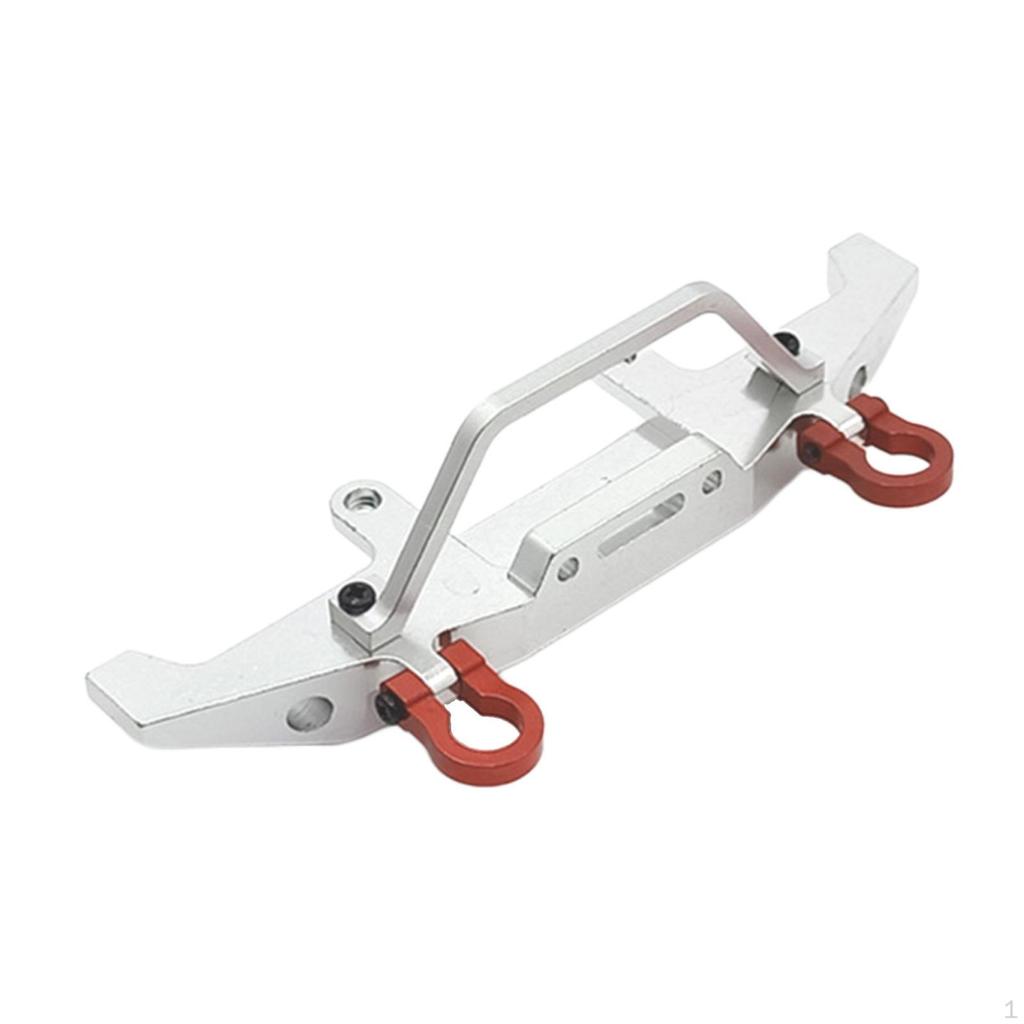 Передний противоударный бампер с фаркопом Подходит для WPL C14 C24 1/16 RC Грузовика Автомобиля Обновление аксессуары