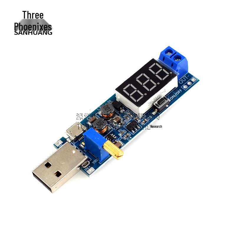 USB Step-Up Regulator Module: 5V to 3.3V, 9V, 12V, 24V Voltage Converter