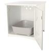 Cabine de toilette - TRIXIE - 49 x 51 x 51 cm - Blanc