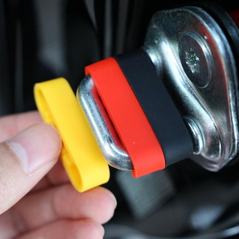 Soundproofing Car Door Lock Protectors Silicone Sound Damper Door Lock Buffer for Quieter Closing