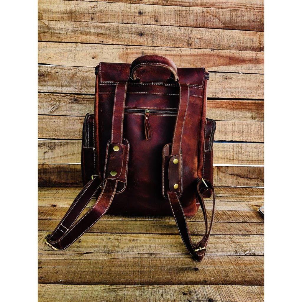 Кожаный рюкзак, Кожаный рюкзак ручной работы, Персонализированный кожаный рюкзак для ноутбука, Кожаный походный рюкзак, Кожаная походная сумка Мужчины Женщины