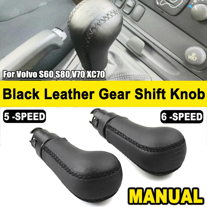 MT 5/6 Speed Gear Shift Knob Shifter Lever Head Handball For Volvo S60 S80 V70 XC70 II 2004-2006 2007 2008 2009 Car Accessories