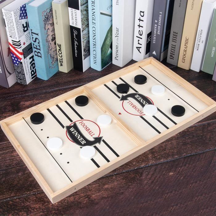 Jeu de société - VGEBY - Hockey sur Table - Bois - Interactif - 2 joueurs ou plus