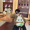 Kids Cartoon Panda School Backpack Lightweight Nylon For Preschool Unisex