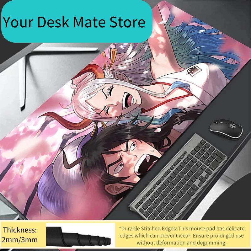 New Mouse Pad Larger XXL Speed Mini Pc Computer Keyboard Pads Desk Mat Gaming Accessories Home One Piece Yamato Mousepad