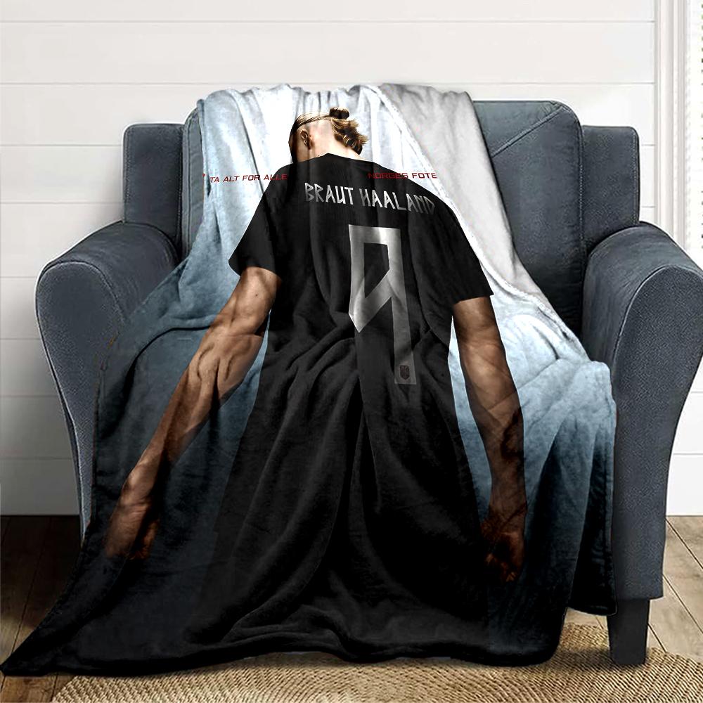 Norwegian Football Legend Blankets Flannel Printed Breathable Warm Throw Blanket for Home Office Bedspreads 0708a73