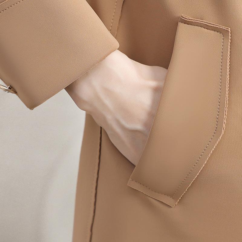 Spring New Coat Lapel Trench Coat Women's Thin Jacket Casual Top
