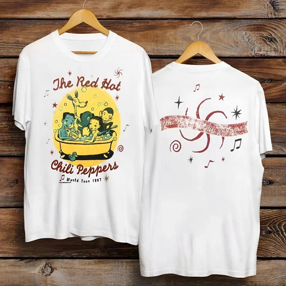 Red Hot Chili Peppers Tour Vintage Shirt, Red Hot Chili Peppers Band Fan Shirt Unisex T-Shirt