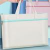 Zipper File Bag Large Capacity Briefcase A4 Envelope Folder  School Office