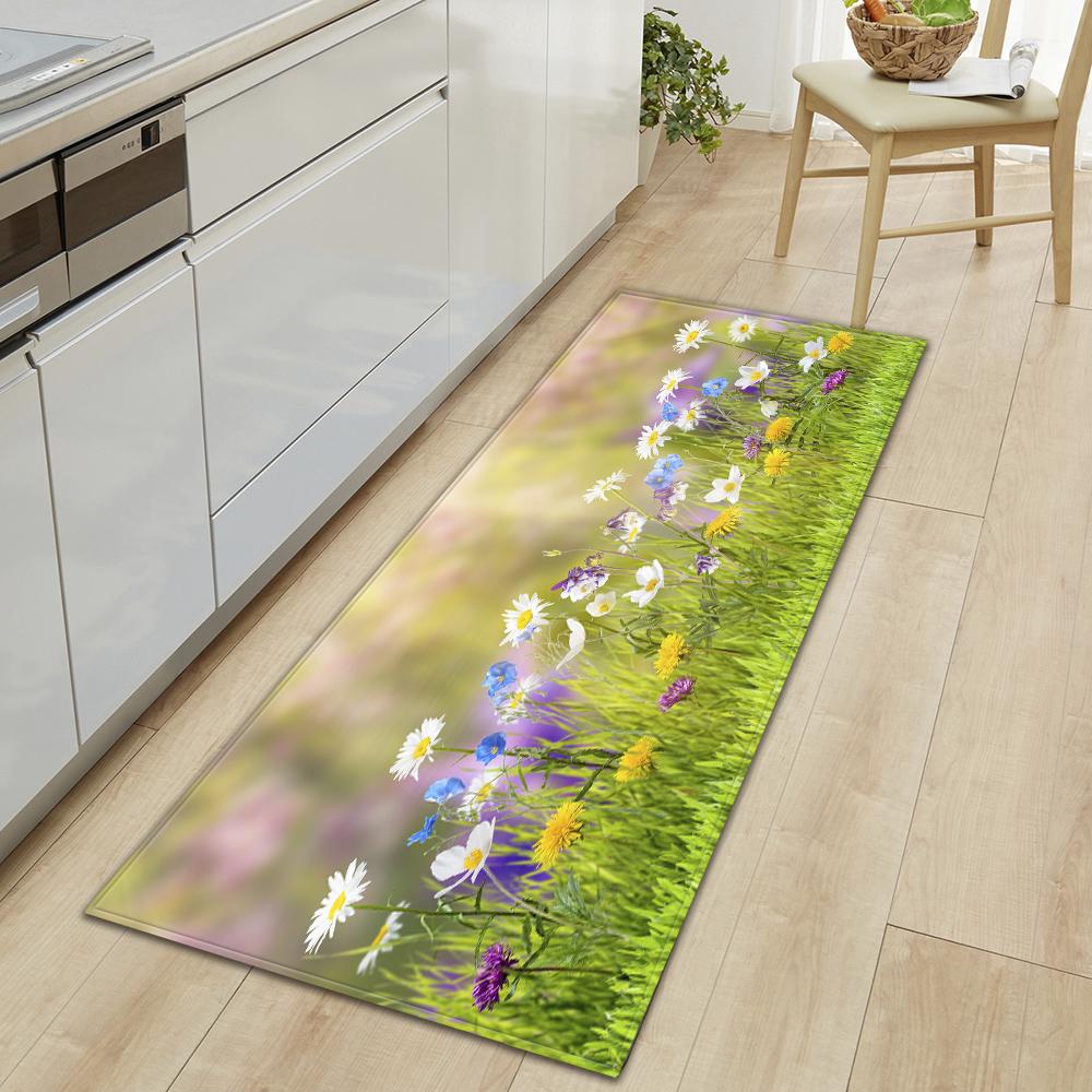 Коврик для входной двери спальни, коврик для гостиной, домашний коридор, ванная комната, балконная дверь, нескользящий ковер