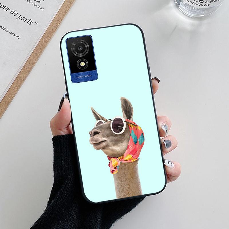 For TCL 501 Case Fashion Soft Silicone Back Cases for TCL 501 T433D Phone Cover TCL501 etui Fundas