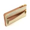 AGILITY Affa Long Wallet Zipper Gold Gold Silver Silver Slit 10 Pieces Compact Vertical Leather Genuine Leather "Alinier" L-shaped