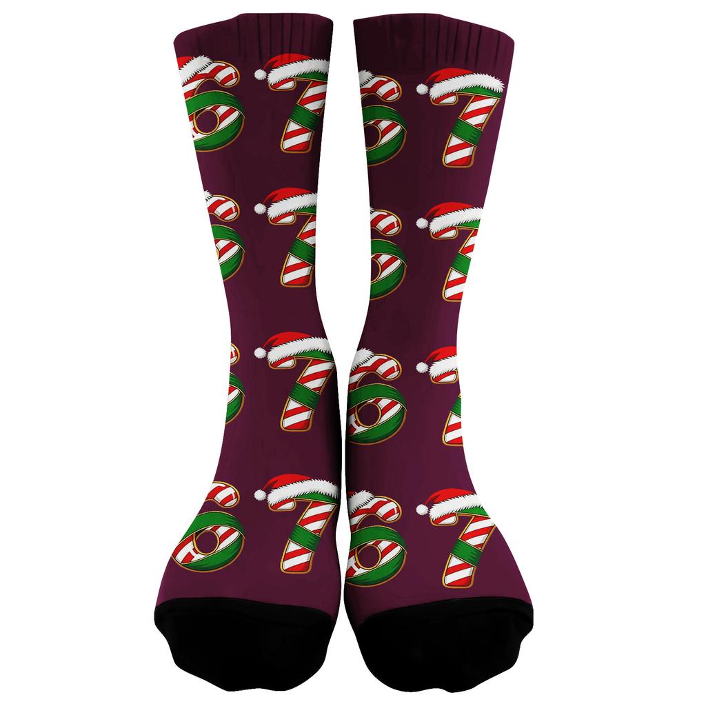 Милые и игривые носки носки до середины икры длинные носки носки с принтом