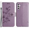 For Samsung Galaxy M15 5G/F15 5G Flip Wallet Case Butterfly Flower Leather Phone Cover