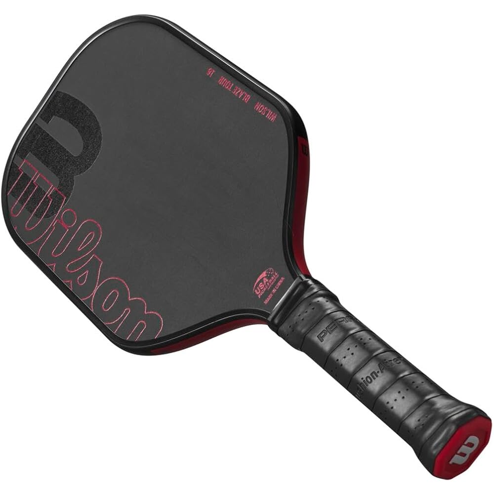 Wilson Blaze Tour Pickleball Paddle Black/Red WR157711U2 Lightweight Durable Pickleball Racket