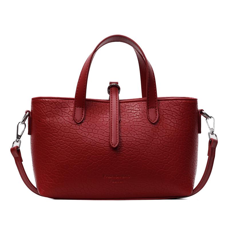 Текстурированная сумка-тоут женская новая модная текстурированная сумка на плечо популярная сумка-мессенджер для поездок на работу