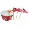 Bistro Minnie Mouse Muffin Cases With Picks (Pack of 48)